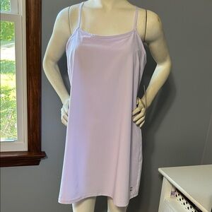 NWT ZELOS Lavender Spaghetti-Strap Dress with Built in Shorts.